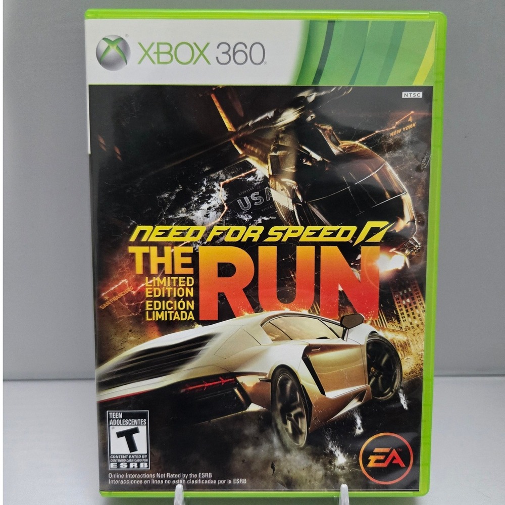 Need for Speed The Run Limited Edition - Xbox 360 - Complete CIB Tested Working